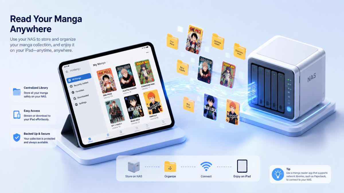 iPad + NAS Manga Reading Tutorial: Synology/ZSpace/FN OS/UGREEN Complete Brand Configuration Guide